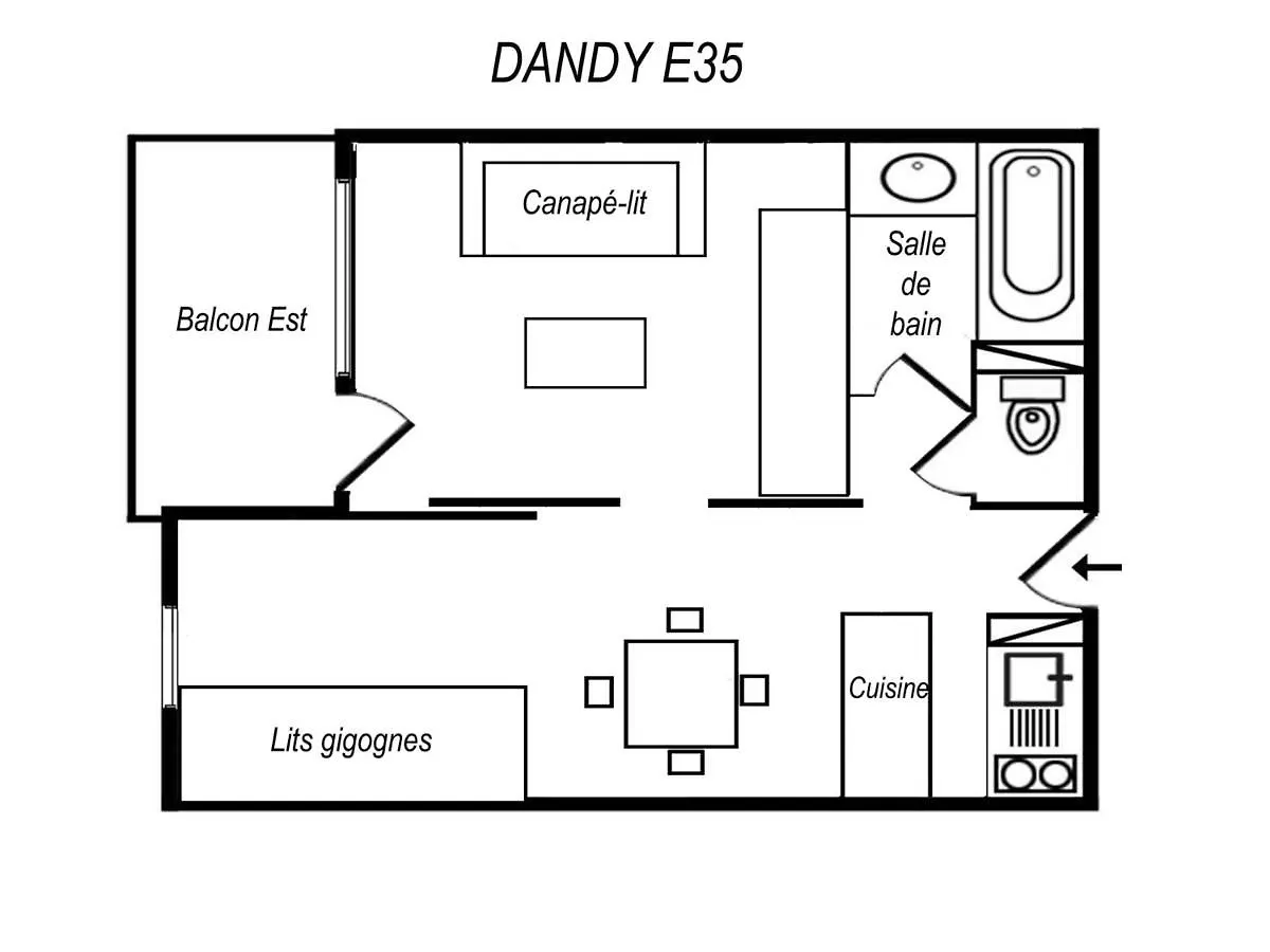 Apartman Charmant Studio Divisible Skis Aux Pieds, 4 Pers, Proche Commerces Et Remontees, Animaux Admis - Fr-1-182-198 Les Allues